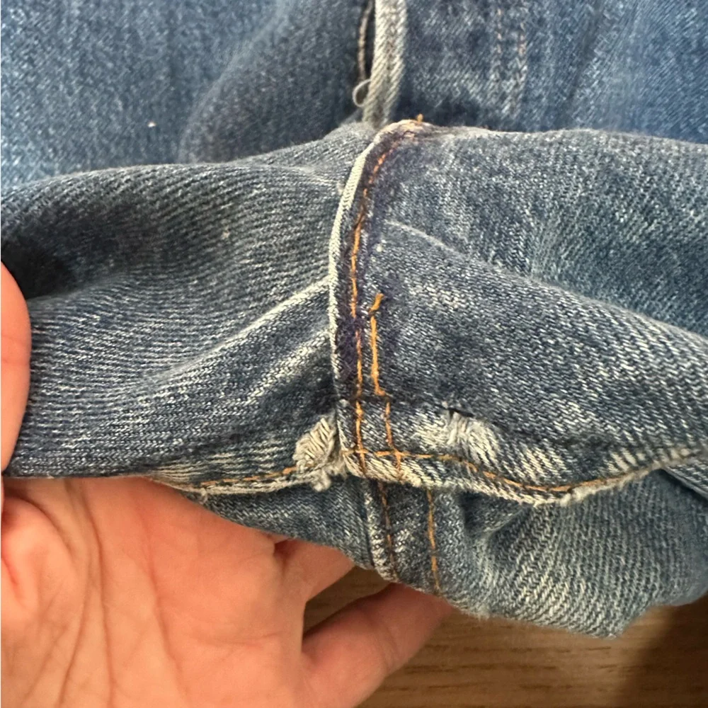 VINTAGE LEVIS 501 • USA • 36/27 Men’s Unisex Hemmed - Picture 7 of 10